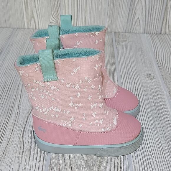 See Kai Run Ripley Weatherproof Pull On Boots Pink Kids Size Toddler 5 - Picture 2 of 14